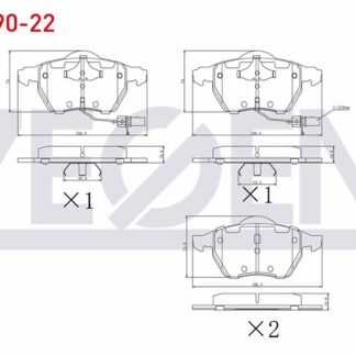 FREN BALATASIÖN PASSAT B5 96> / 100 90> A4 94> A4 00> A6 94> A6 01> / EXEO 09> / SUPERB I 02>