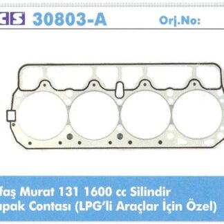 SİLİNDİR KAPAK CONTASI SACLI LPG ARAÇLAR DKS 1.6