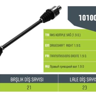 AKSÖN SAĞ KOMPLE KANGOO 1.9D