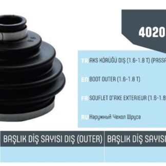 AKS KÖRÜGÜ DIŞ A4 PASSAT 1.8 1.8T