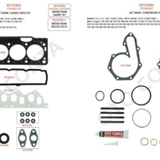 MOTOR TAKIM CONTA FULL SİLİNDİR KAPAK CONTASILI KEÇELI R11 R21 FLASH 1.7