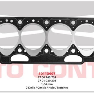 SİLİNDİR KAPAK CONTASI KANGOO EXP. MEGANE CLIO R9 DIZEL 1.65 MM SUPER KALITE