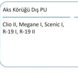 AKS KORUGU R19 CLIO I II