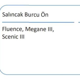 SALINCAK BURCU ON MEGANE III FLUENCE SCENIC III