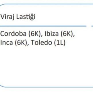 VIRAJ DEMIR LASTIGI GOLF III VENTO POLO / CLASIC 96>02