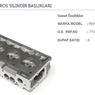 SİLİNDİR KAPAĞI R12 1.4 GÜÇLENDİRİLMİŞ