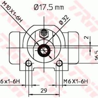 FREN SİLİNDİRİSAĞ SOL MEGANE I 17.50MM