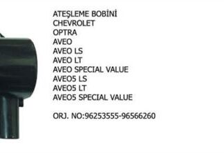 ATEŞLEME BOBİNİ COROLLA 08>11 AURIS 08>11 AVENSIS 09>12 RAV4