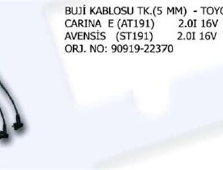 BUJI KABLOSU CARINA E AVENSIS 2.0İ 16V 95>00