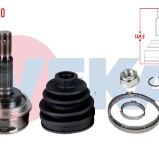 AKS KAFASI SOL-SAG ON DIS TOYOTA COROLLA (_E10_) 1.3İ EE101 26×23×56 UZUNLUK 149,8 MM 1992-1997