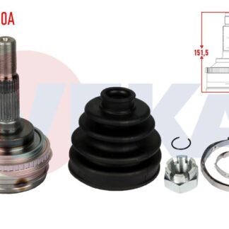 AKS KAFASI SOL-SAG ON DIS TOYOTA COROLLA (_E10_) 1.3İ EE101 ABSLI 48 DIS 26×23×56 UZUNLUK 149.8MM 1992-1997