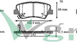 FREN BALATASI ON HYUNDAI ELANTRA 1.6 D-CVVT 2011-2015 – KIA CERATO 1.6 CRDI 2016- – KIA CERATO 1.6 MPI 2016-