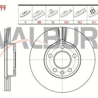 FREN DİSKÖN TOUAREG 7L 02> TRANSPORTER T5 03> TRANSPORTER T6 15>