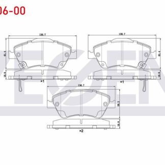FREN BALATASIÖN COROLLA 07>12 AURIS 07>12