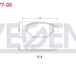 FREN BALATA ON RENAULT MEGANE II (BM0/1,CM0/1) 1.4İ 16V 2002-2008