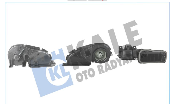 KALE 346870 Kalorifer Motoru Clio III - Symbol 1 97